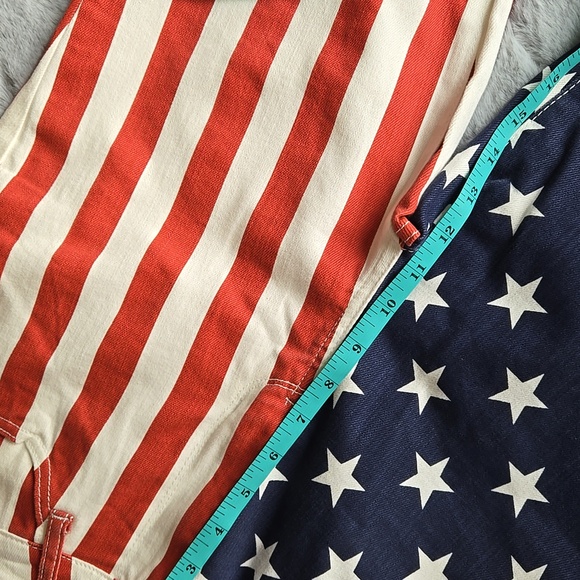 Judy Blue High Waist Flare American Flag Jeans, Jr Women's 13/31, New With Tags - Picture 6 of 13